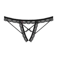 Obsessive, Польша Смелые черные трусики с доступом L/XL — купить в Минске Фото Obsessive, Польша Смелые черные трусики с доступом L/XL