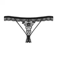Obsessive, Польша Смелые черные трусики с доступом L/XL — купить в Минске Фото Obsessive, Польша Смелые черные трусики с доступом L/XL