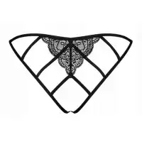Изображение Obsessive, Польша Нежные кружевные трусики с доступом Miamor L/XL
