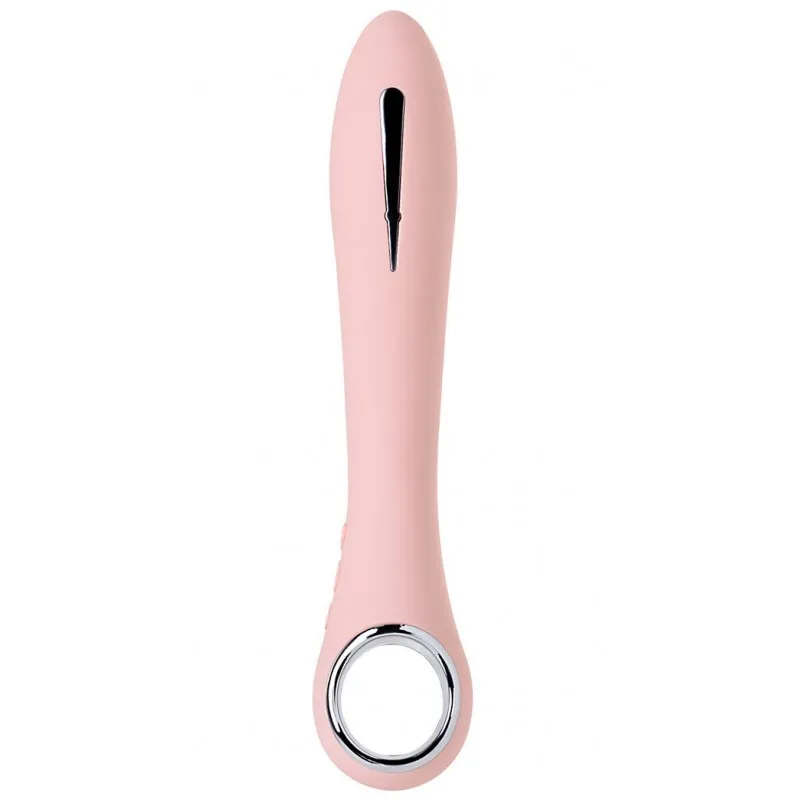 Изображение  Вибратор с электростимуляцией Physics Galvani Vibe розовый