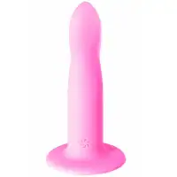 Фото Lola Toys, Россия Нереалистичный фаллос на присоске Flow Stray Pink 17 см