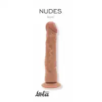 Изображение Lola Toys, Россия Рельефный фаллоимитатор на присоске Nudes Loyal 23 см