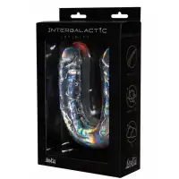 Изображение Lola Toys, Россия Двусторонний прозрачный фаллоимитатор Intergalactic Infinity 35 см