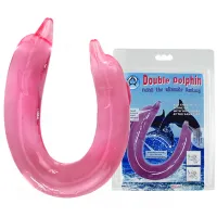 Изображение Baile, Китай Двухголовый фаллоимитатор Double Dolphin розовый