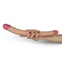 Фото Lovetoy, Китай Двойной фаллоимитатор-реалистик Double Penetration Double Dildo 36 см