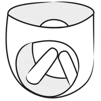 Изображение Orion, Германия Черные трусики из латекса с двумя расширяющимися втулками M