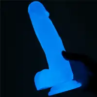 Фото Lovetoy, Китай Светящийся в темноте фаллос на присоске Lumino Play Dildo 19 см