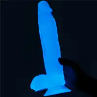 Изображение Lovetoy, Китай Светящийся в темноте фаллос на присоске Lumino Play Dildo 26 см