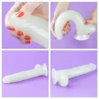 Изображение Lovetoy, Китай Светящийся в темноте фаллос на присоске Lumino Play Dildo 26 см