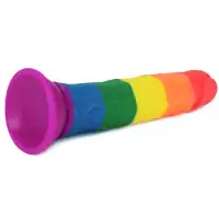 Фото Lovetoy, Китай Радужный фаллоимитатор Prider Dildo 19 см