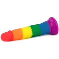 Фото Lovetoy, Китай Радужный фаллоимитатор Prider Dildo 19 см