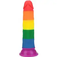 Фото Lovetoy, Китай Радужный фаллоимитатор Prider Dildo 19 см