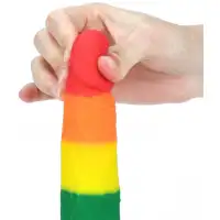 Фото Lovetoy, Китай Радужный фаллоимитатор Prider Dildo 19 см