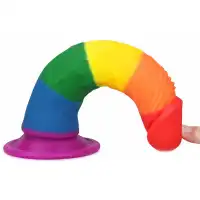 Фото Lovetoy, Китай Радужный фаллоимитатор Prider Dildo 19 см