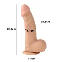Фото Lovetoy, Китай Реалистичный телесный фаллоимитатор Real Extreme 23 см