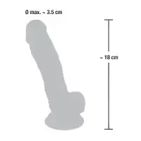 Изображение Orion, Германия Фаллоимитатор реалистик Medical Silicone Dildo 18 см