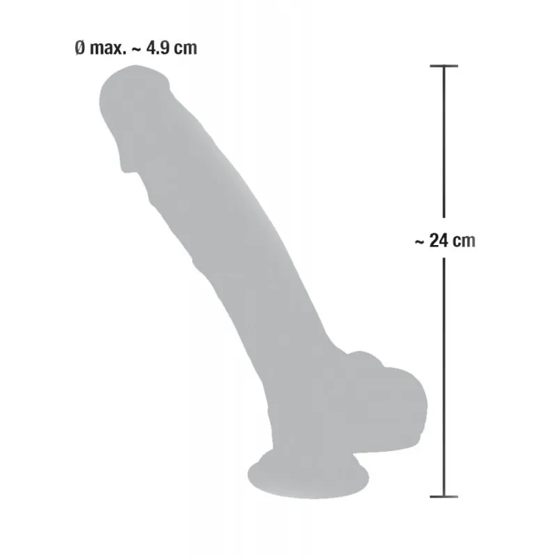 Изображение Orion, Германия Фаллоимитатор реалистик Medical Silicone Dildo 24 см