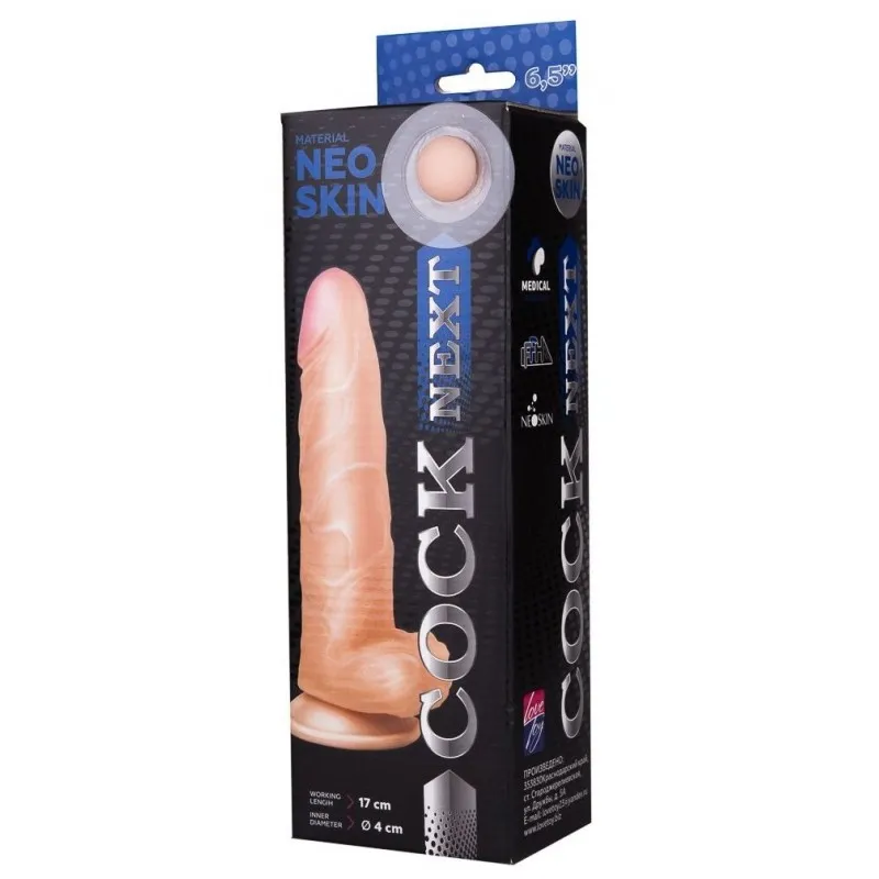 Фото Биоклон, Россия Реалистичный фаллоимитатор на присоске Cock Next 19 см