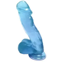 Изображение Lovetoy, Китай Фаллоимитатор голубой Jelly studs series