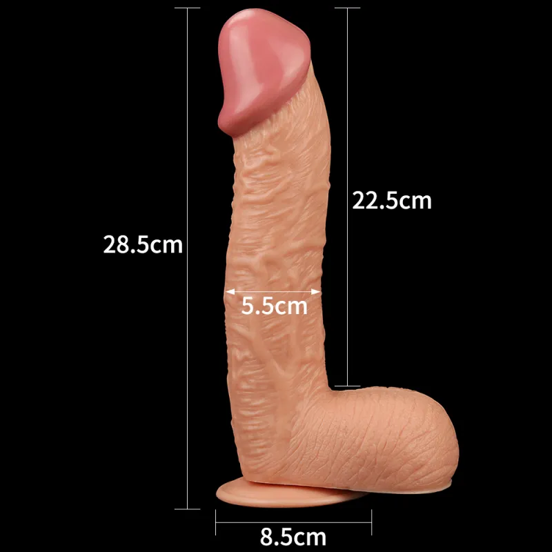 Изображение Lovetoy, Китай Фаллоимитатор реалистичный с присоской Legendary king-sized Realistic Dildo 29 см
