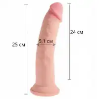 Изображение PipeDream, США Большой фаллоимитатор на присоске King Cock Plus Triple Density 25 см