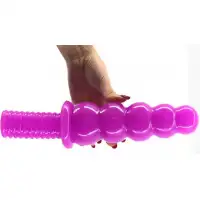 Изображение Qianal sex toys, Китай Розовый анальный жезл Бусины с рукоятью