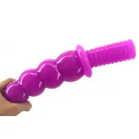 Изображение Qianal sex toys, Китай Розовый анальный жезл Бусины с рукоятью