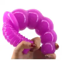 Изображение Qianal sex toys, Китай Розовый анальный жезл Бусины с рукоятью