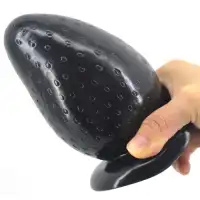 Изображение Qianal sex toys, Китай Анальный пробка Клубничка с присоской