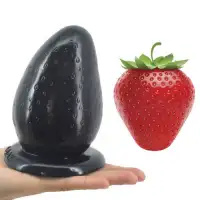 Изображение Qianal sex toys, Китай Анальный пробка Клубничка с присоской