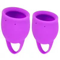 Фото Lola Toys, Россия Набор менструальных чаш Natural Wellness Tulip Pink