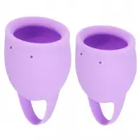 Изображение Lola Toys, Россия Набор менструальных чаш Natural Wellness Orchid Lavander
