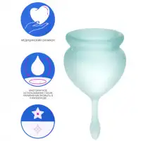 Фото Satisfyer, Германия Набор менструальных чаш Satisfyer Feel Good, салатовый