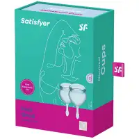 Изображение Satisfyer, Германия Набор менструальных чаш Satisfyer Feel Good, голубой