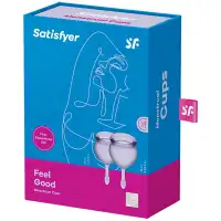 Изображение Satisfyer, Германия Набор менструальных чаш Satisfyer Feel Good, лиловый