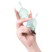 Фото Satisfyer, Германия Набор менструальных чаш Satisfyer Feel Good, зеленый