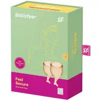 Изображение Satisfyer, Германия Набор менструальных чаш Satisfyer Feel Secure, оранжевый