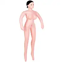 Изображение  Надувная кукла-медсестра Nurse Emilia с вибрацией и двумя рабочими отверстиями