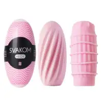 Изображение Svakom, США Мастурбатор-яичко Svakom Hedy розовый, 14 см
