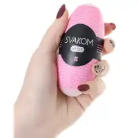 Изображение Svakom, США Мастурбатор-яичко Svakom Hedy розовый, 14 см