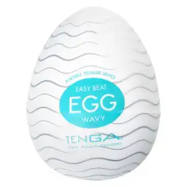Мастурбатор яйцо Tenga Egg Wavy 1