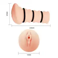 Изображение Baile, Китай Мастурбатор-вагина с утягивающими кольцами Rossi Flesh