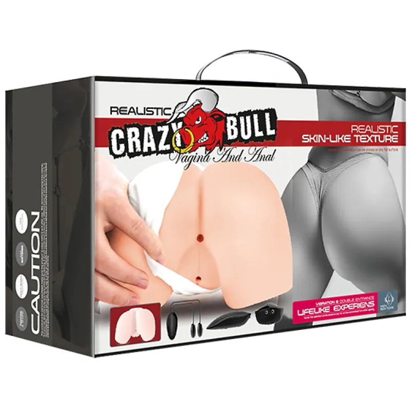 Фото Baile, Китай Мастурбатор Crazy Bull с двумя отверстиями и двойным виброяйцом