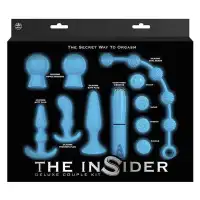 Изображение Orion, Германия Набор игрушек для анальной стимуляции The Insider Set Deluxe Couple Kit голубой