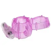 Изображение Lovetoy, Китай Виброкольцо розовое Beefcake Dual Rings Vibe