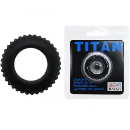 Эрекционное кольцо с ребрышками Titan