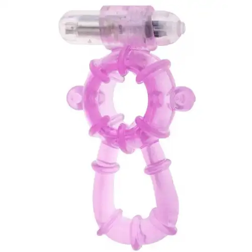 Изображение Lovetoy, Китай Виброкольцо розовое Beefcake Dual Rings Vibe