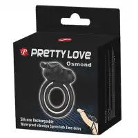 Фото Pretty Love, Китай Эрекционное виброкольцо с петлей на мошонку Osmond