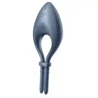 Фото Satisfyer, Германия Эрекционное смарт-кольцо Satisfyer Bullseye серое