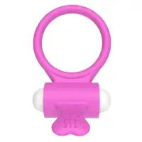 Изображение Lovetoy, Китай Виброкольцо пурпурное Power Heart Clit Cockring